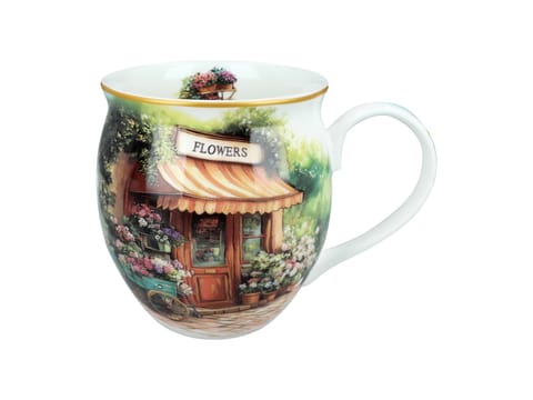 ⁨Kubek beczka - L. Lozano, Atelier kwiatowe (CARMANI)⁩ w sklepie Wasserman.eu