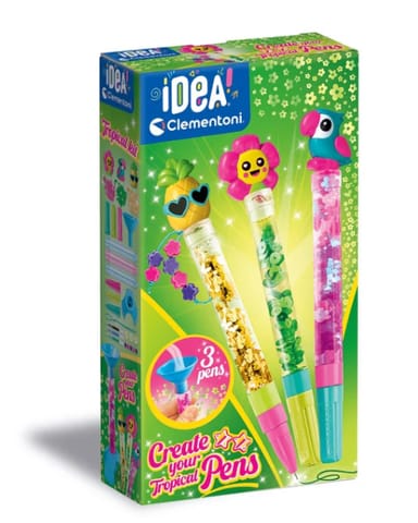 ⁨Idea Art Zestaw Mini Fabryka Tropikalnych Długopisów Clementoni 18830⁩ w sklepie Wasserman.eu