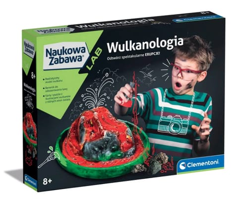 ⁨Naukowa Zabawa Zestaw Naukowy Wulkanologia Język Polski Clementoni 50893⁩ w sklepie Wasserman.eu