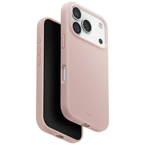 ⁨Etui UNIQ Lino do iPhone 17 Pro Magclick Charging różowy⁩ w sklepie Wasserman.eu