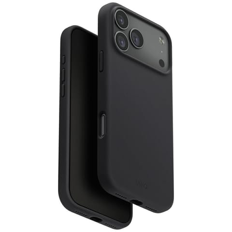 ⁨Etui UNIQ Lino do iPhone 17 Pro Magclick Charging szary⁩ w sklepie Wasserman.eu