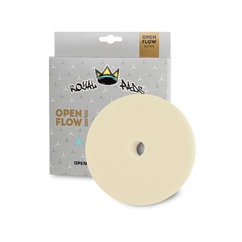 ⁨Royal Pads OF Heavy Cut 153mm White - otwarto-komórkowy pad polerski mocno tnący⁩ w sklepie Wasserman.eu