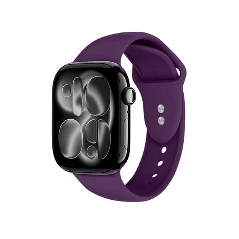 ⁨Crong Liquid - Pasek do Apple Watch 44/45/46/49 mm (śliwkowy)⁩ w sklepie Wasserman.eu