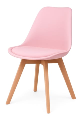 ⁨Krzesło skandynawskie MONZA PINK PU⁩ w sklepie Wasserman.eu