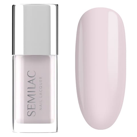 ⁨SEMILAC Nail Lacquer Klasyczny lakier do paznokci 102 Sheer Milky Pink 9 ml⁩ w sklepie Wasserman.eu
