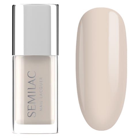 ⁨SEMILAC Nail Lacquer Klasyczny lakier do paznokci 104 Cream Supreme 9 ml⁩ w sklepie Wasserman.eu