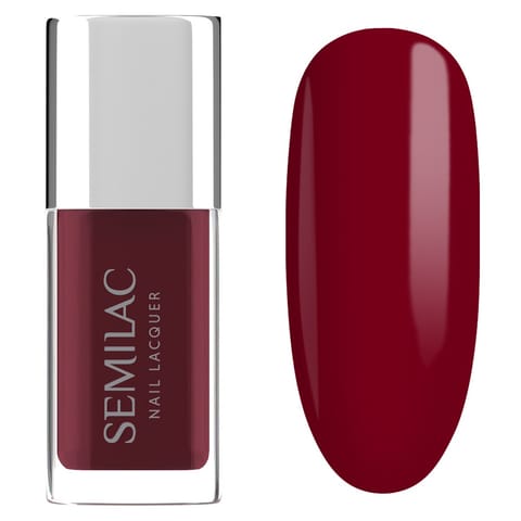 ⁨SEMILAC Nail Lacquer Klasyczny lakier do paznokci 110 Classic Red 9 ml⁩ w sklepie Wasserman.eu