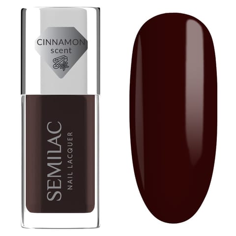 ⁨SEMILAC Nail Lacquer Klasyczny lakier do paznokci 112 Wine Red 9 ml⁩ w sklepie Wasserman.eu