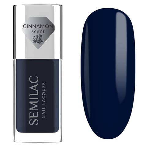 ⁨SEMILAC Nail Lacquer Klasyczny lakier do paznokci 113 Blue Ink 9 ml⁩ w sklepie Wasserman.eu