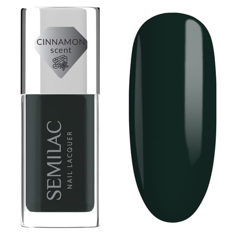 ⁨SEMILAC Nail Lacquer Klasyczny lakier do paznokci 114 Bottle Green 9 ml⁩ w sklepie Wasserman.eu