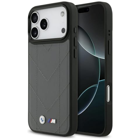 ⁨Etui BMW M Quilted Logo MagSafe do       iPhone 17 Pro Max antracyt⁩ w sklepie Wasserman.eu