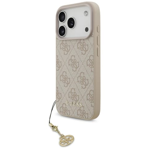 ⁨Etui Guess 4G Charms Collection MagSafe  do iPhone 17 Pro różowy⁩ w sklepie Wasserman.eu