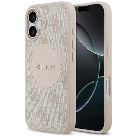 ⁨Etui Guess 4G Circle Classic Logo        MagSafe do iPhone 17 różowy⁩ w sklepie Wasserman.eu