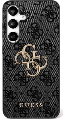 ⁨Etui Guess Big 4G Classic Logo do        Samsung Galaxy S25 FE czarny⁩ w sklepie Wasserman.eu