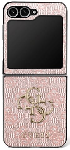 ⁨Etui Guess Big 4G Logo Classic Logo do   Samsung Galaxy Z Flip7 różowy⁩ w sklepie Wasserman.eu