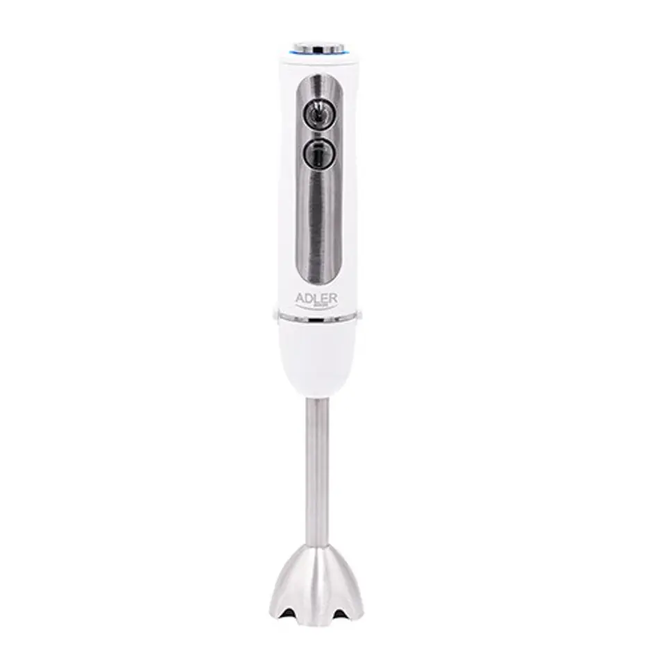 ⁨ADLER AD 4625W Hand blender Stainless steel 1500 W White⁩ at Wasserman.eu