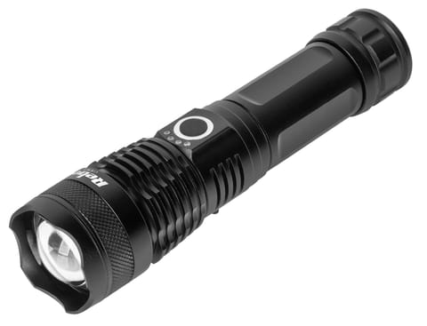 ⁨Rebel 10W Rechargeable LED Flashlight⁩ at Wasserman.eu