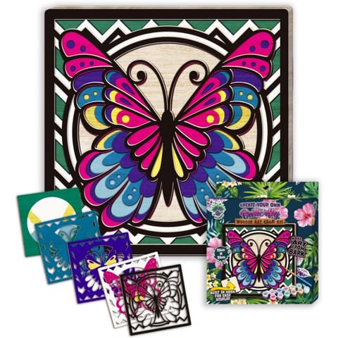 ⁨Zestaw do tworzenia obrazów z drewna MOTYL 0465-0072-01 Panta Plast⁩ w sklepie Wasserman.eu