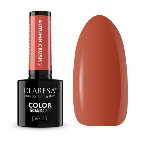 ⁨CLARESA Lakier hybrydowy Autumn Crush 2 5 g⁩ w sklepie Wasserman.eu