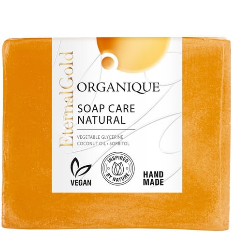 ⁨ORGANIQUE Mydło naturalnie pielęgnujące Eternal Gold 100 g⁩ w sklepie Wasserman.eu