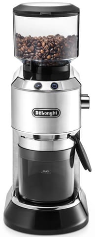 ⁨Młynek do kawy DE LONGHI 150W Srebrny⁩ w sklepie Wasserman.eu