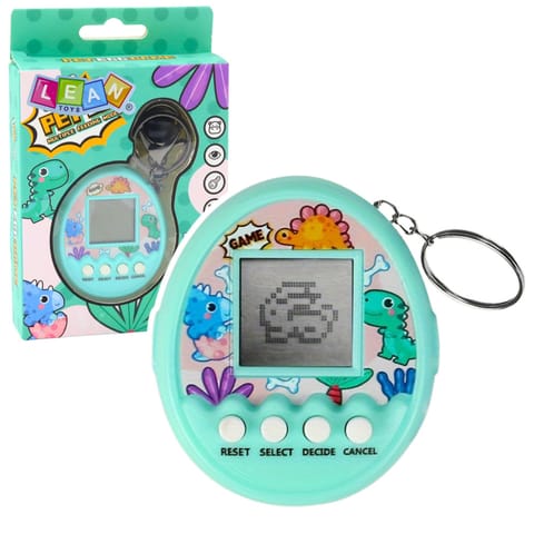 ⁨Tamagotchi Pet Egg Gra Elektroniczna 168W1 Brelok Z Dzwoneczkiem Turkusowa⁩ w sklepie Wasserman.eu