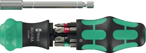 ⁨RĘKOJEŚĆ KRAFTFORM Z UCHWYTEM DO BITÓW 1/4'  6 CZĘŚCI⁩ w sklepie Wasserman.eu