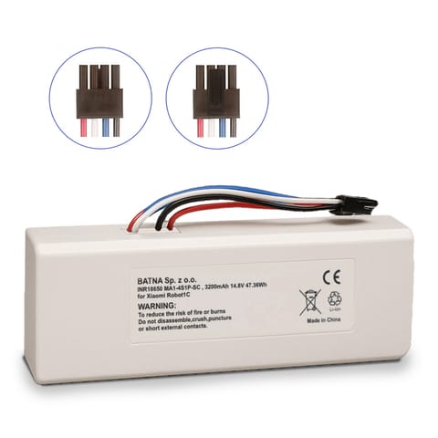 ⁨BATERIA XIAOMI ROBOT 1C INR18650 MA1-4S1P-SC, 3200MAH, 47.36WH⁩ w sklepie Wasserman.eu