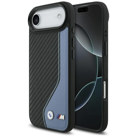 ⁨Etui BMW M Carbon Logo MagSafe do iPhone Air niebieski⁩ w sklepie Wasserman.eu