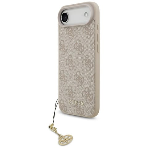⁨Etui Guess 4G Charms Collection MagSafe  do iPhone Air różowy⁩ w sklepie Wasserman.eu