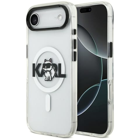 ⁨Etui Karl Lagerfeld IML Choupette Sketch Logo MagSafe do iPhone Air przezroczysty⁩ w sklepie Wasserman.eu