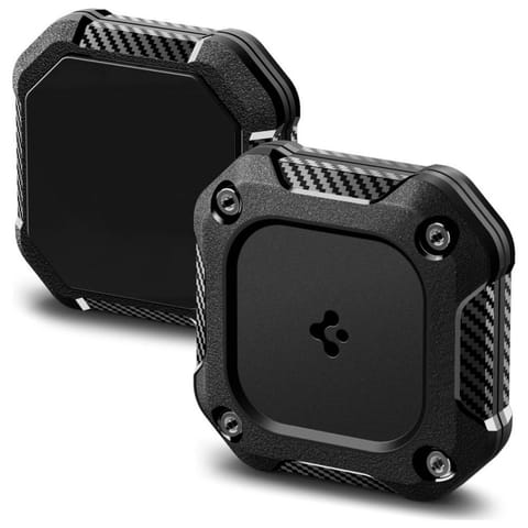 ⁨Etui Spigen Tough Armor do Apple AirTag  1/2 czarny⁩ w sklepie Wasserman.eu