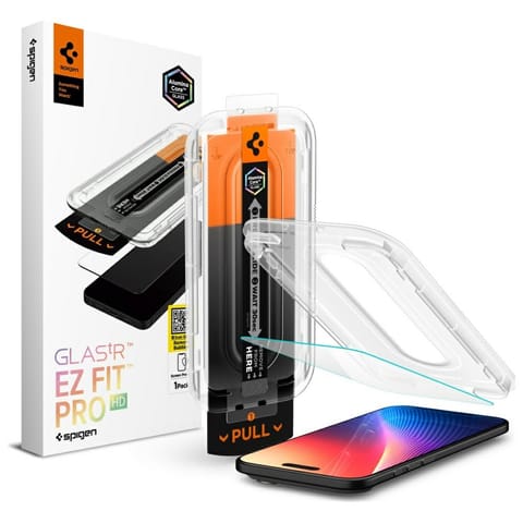 ⁨Szkło hartowane Spigen Glas.TR "EZ FIT   PRO" do iPhone Air przezroczysty⁩ w sklepie Wasserman.eu