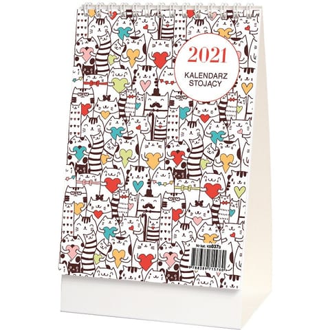 ⁨Kalendarz stojący miesięczny 2026 KB034B Wokół Nas⁩ w sklepie Wasserman.eu