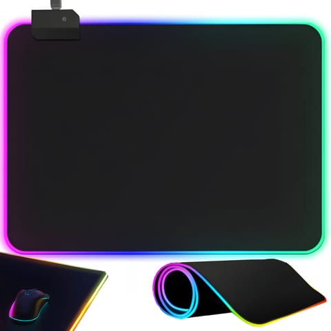 Podkładka mata gamingowa na biurko pod mysz podświetlana 35 x 25 cm w sklepie Wasserman.eu