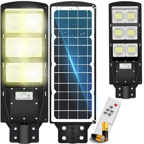 ⁨Lampa solarna uliczna miejska z czujnikiem ruchu zmierzchu LED PILOT 270 W⁩ w sklepie Wasserman.eu