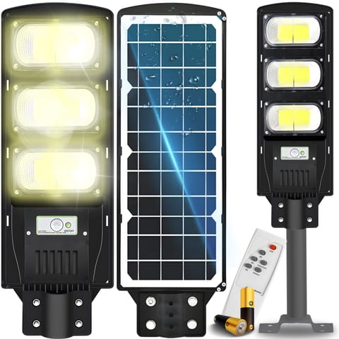 ⁨Lampa solarna uliczna miejska z czujnikiem ruchu zmierzchu LED PILOT 240 W⁩ w sklepie Wasserman.eu