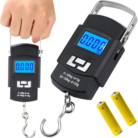 ⁨Waga hakowa bagażowa wędkarska ręczna do 50 kg⁩ w sklepie Wasserman.eu