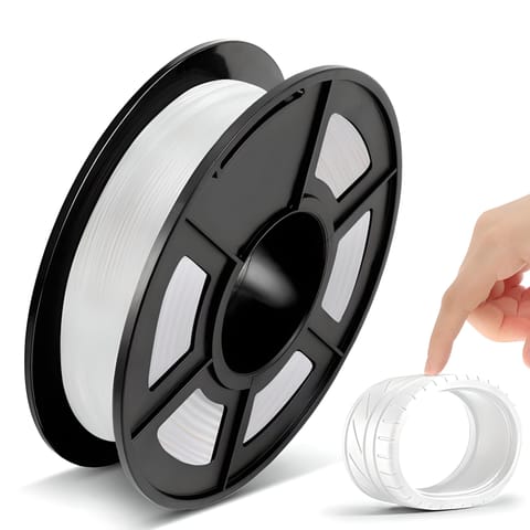 Filament wkład do drukarki 3D długopisu 3D PLA 1,75 mm 68 m - biały w sklepie Wasserman.eu