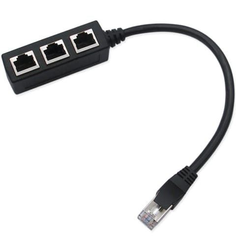⁨Hub rozdzielacz sieciowy RJ45 3x LAN⁩ w sklepie Wasserman.eu