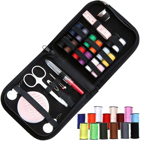 ⁨Przybornik krawiecki turystyczny organizer do szycia igły agrafki centymetr - zestaw⁩ w sklepie Wasserman.eu