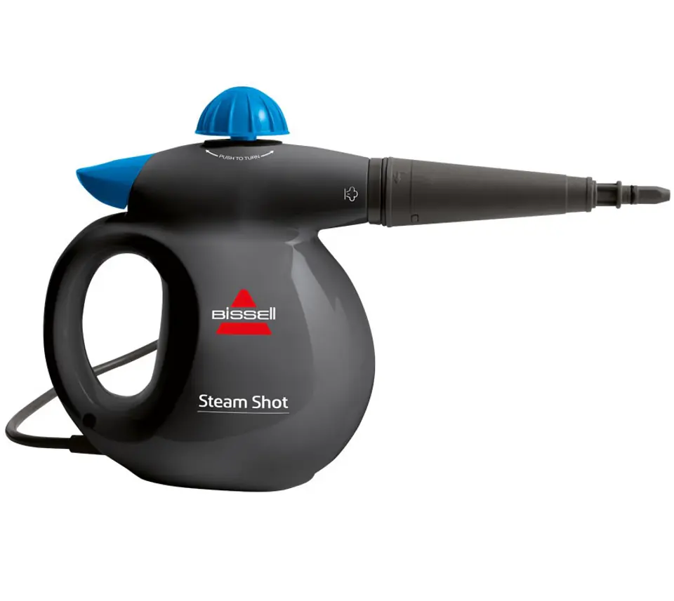 ⁨Bissell Steam Shot 2635J  Portable steam cleaner 0.36 L 1050 W Blue, Titanium⁩ at Wasserman.eu