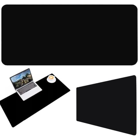 Podkładka mata gamingowa na biurko dla gracza XXL 100 x 50 cm - czarna w sklepie Wasserman.eu