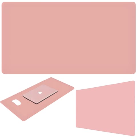 Podkładka mata gamingowa na biurko pod mysz XXL 90 x 45 cm - różowa w sklepie Wasserman.eu