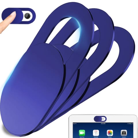 Zaślepka zasłaniająca do kamery laptopa niebieska - 3 szt. w sklepie Wasserman.eu