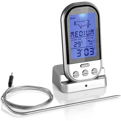 ⁨Bezprzewodowy termometr z sondą do grilla wędzarni -20 - 250 C⁩ w sklepie Wasserman.eu