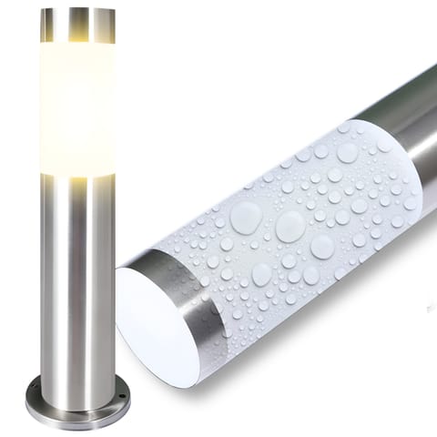 ⁨Lampa ogrodowa zewnętrzna słupek okrągły E27 IP44 45 cm⁩ w sklepie Wasserman.eu
