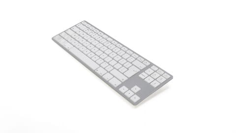 ⁨Klawiatura aluminiowa Mac Tenkeyless srebrna⁩ w sklepie Wasserman.eu