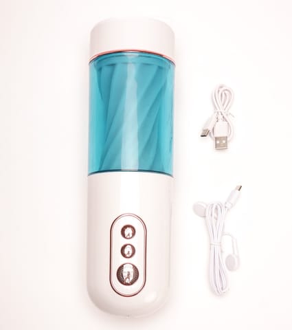 ⁨Masturbator Z Wibracją Ssaniem Cyberskóra Ładowany Usb Biały⁩ w sklepie Wasserman.eu