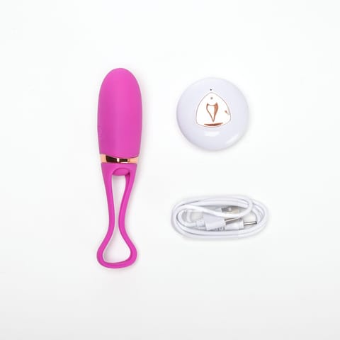 ⁨Jajeczko Wibrujące Sterowane Zdalnie Ładowanie Usb Fioletowe⁩ w sklepie Wasserman.eu